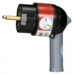   LEGRAND 050176 Földelt csatlakozódugó kiemelőkarral, szürke-fekete