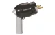 LEGRAND 050176 Ștecher cu pământare cu pârghie, negru-gri