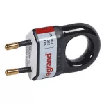 LEGRAND 050314 2P csatlakozódugó 10A, fekete műanyag