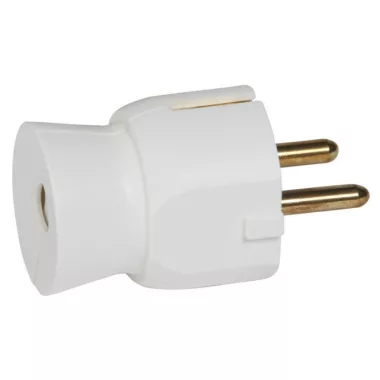 LEGRAND 050315 2P+F csatlakozó dugó műanyag, fehér