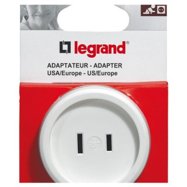 LEGRAND 050385 American/Hungarian socket conversion adapter