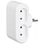   LEGRAND 050650 Négyes elosztódugó, 6A, EUR, gyermekvédett, fehér