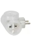 LEGRAND 050663 Hármas elágazású elosztódugó, 16A, áttetsző