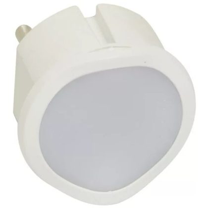   LEGRAND 050676 Csatlakozódugó éjszakai fénnyel, LED-es, kapcsolható és fényerőszabályozható, fehér