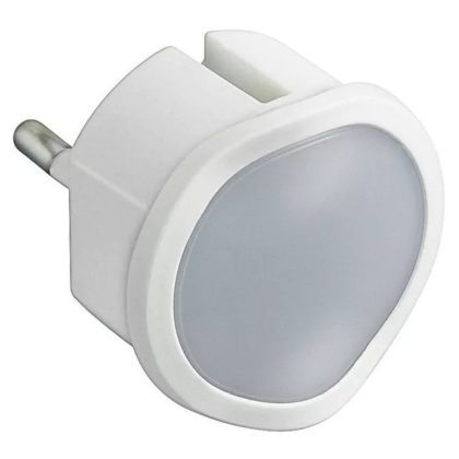 LEGRAND 050678 Csatlakozódugó tartalékvilágítással, LED, fényerőszabályozható, fehér