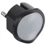  LEGRAND 050679 Csatlakozódugó tartalékvilágítással, LED, fényerőszabályozható, fekete