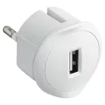 LEGRAND 050680 USB-s csatlakozódugó 1,5A - 5V, fehér