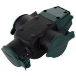 GAO 0512156555 Földelt lengő csatlakozóaljzat, 3-as, IP44