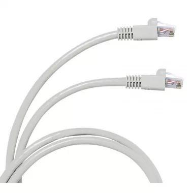 LEGRAND 051501 konszolidációs patch kábel RJ45-RJ45 Cat5e árnyékolatlan (U/UTP) LSZH (LSOH) 15 méter szürke d: 5,5 mm AWG24 LCS3