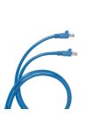  LEGRAND 051513 cablu de consolidare RJ45-RJ45 Cat6 ecranat (F / UTP) LSZH (LSOH) 8 metri albastru d: 6,2 mm AWG24 LCS3