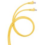 LEGRAND 051525 konszolidációs patch kábel RJ45-RJ45 Cat6A árnyékolt (S/FTP) LSZH (LSOH) 20 méter sárga d: 6 mm AWG26 LCS3
