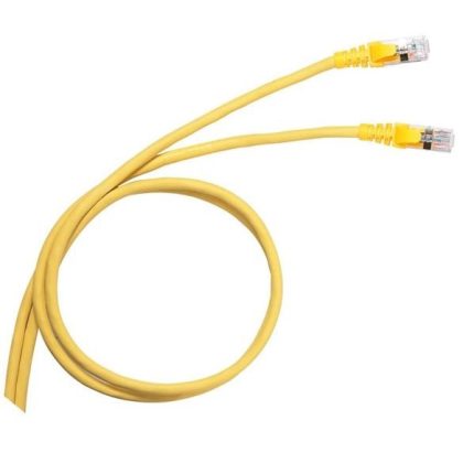 LEGRAND 051782 patch kábel RJ45-RJ45 Cat6A árnyékolt (S/FTP) PVC 3 méter sárga d: 6,2mm AWG27 LCS3