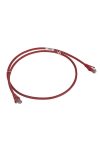 LEGRAND 051854 patch cable RJ45-RJ45 Cat6 shielded (F/UTP) LSZH (LSOH) 1 meter red d: 6mm AWG26 LCS3