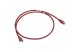 LEGRAND 051857 patch kábel RJ45-RJ45 Cat6 árnyékolt (F/UTP) LSZH (LSOH) 5 méter piros d: 6mm AWG26 LCS3