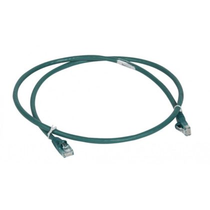 LEGRAND 051860 patch kábel RJ45-RJ45 Cat6 árnyékolatlan (U/UTP) LSZH (LSOH) 3 méter zöld d: 6mm AWG24 LCS3