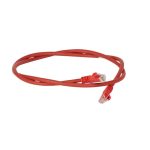   LEGRAND 051862 patch cable RJ45-RJ45 Cat6 unshielded (U/UTP) LSZH (LSOH) 1 meter red d: 6mm AWG24 LCS3