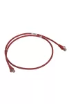 LEGRAND 051864 patch kábel RJ45-RJ45 Cat6 árnyékolatlan (U/UTP) LSZH (LSOH) 3 méter piros d: 6mm AWG24 LCS3