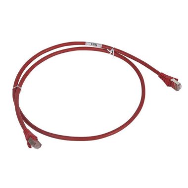 LEGRAND 051864 patch kábel RJ45-RJ45 Cat6 árnyékolatlan (U/UTP) LSZH (LSOH) 3 méter piros d: 6mm AWG24 LCS3