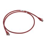 LEGRAND 051870 patch kábel RJ45-RJ45 Cat6A árnyékolt (S/FTP) LSZH (LSOH) 1 méter piros d: 6,2mm AWG27 LCS3