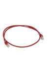 LEGRAND 051880 patch kábel RJ45-RJ45 Cat6A árnyékolatlan (U/UTP) LSZH (LSOH) 3 méter piros d: 6,2mm AWG26 LCS3
