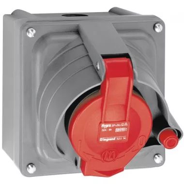 LEGRAND 052903 Hypra Dafbfrm-323k06 400V ~ IP44 / 55 Printer socket