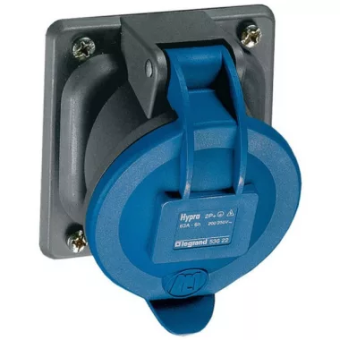 LEGRAND 053623 Hypra built-in socket 3P + E 63A 200 / 250V IP44