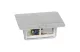 LEGRAND 054011 Pop-up opening recessed floor box 4 modules, aluminum, empty LEGRAND 054011 Pop-up opening recessed floor box 4 modules, aluminum, empty