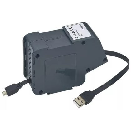 LEGRAND 054036 USB/micro USB lapos vezetékkel 1 modulos visszahúzható szett