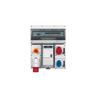 LEGRAND 057302 P17 Tempra Pro beépíthető csatlakozóaljzat reteszelő kapcsolóval IP44 400V 16A 4P+F