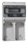 LEGRAND 057705 P17 Tempra kompakt dupla doboz