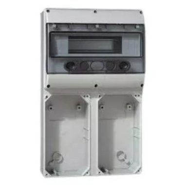 LEGRAND 057705 P17 Tempra kompakt dupla doboz