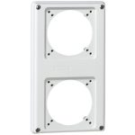 LEGRAND 057713 P17 Tempra kompakt előlap 2 férőhelyes, 16A