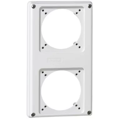 LEGRAND 057713 P17 Tempra kompakt előlap 2 férőhelyes, 16A