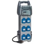 LEGRAND 058944 P17 ipari elosztósor 6x2P+F 16A C 30mA