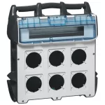   LEGRAND 058957 P17 hordozható ipari csatlakozószekrény, üres