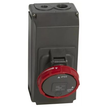   LEGRAND 059438 Hypra Dafbf-634k06 400V~ IP66/67-55 rögzíthető aljzat