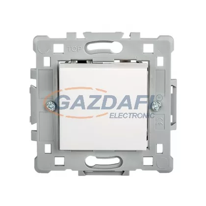   ELMARK "Splendor" süllyesztett egypólusú kapcsoló, fehér