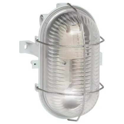 LEGRAND 060414 Bébilux hajólámpa fém rács 60W, IP44, porcelán foglalat