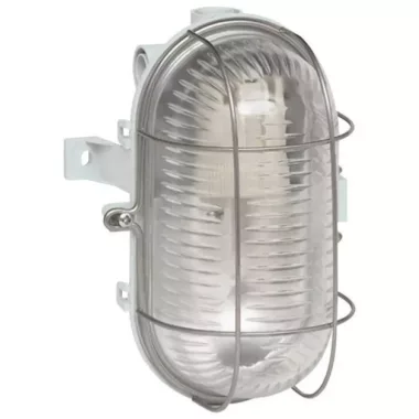 LEGRAND 060415 Bébilux boat light gray 60W IP44 metal protective grid, transparent glass cover LEGRAND 060415 Bébilux boat light gray 60W IP44 metal protective grid, transparent glass cover