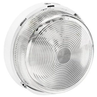 LEGRAND 060450 Round boat light, IP 44, IK07, glass cover, B22, for 100W bulbs or 15W com. for fluorescent tubes