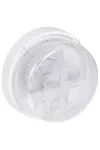 LEGRAND 060458 Round boat light, IP 44, IK07, polycarbonate shade, B22, for 100W bulbs or 15W com. for fluorescent tubes