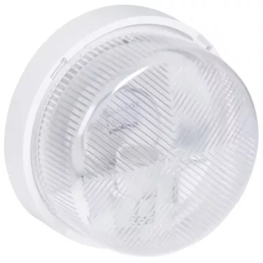 LEGRAND 060458 Kerek hajólámpa, IP 44, IK07, polikarbonát búra, B22, 100W izzókhoz vagy 15W kom. Fénycsövekhez