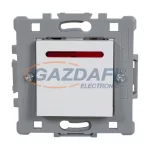   ELMARK "Splendor" süllyesztett jelzfényes váltókapcsoló, fehér