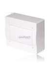 ELEKTRO-PLAST 0614-00 "Economic box" falon kívüli elosztószekrény, IP40, 8 modul, fehér