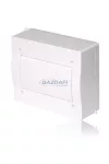ELEKTRO-PLAST 0614-00 "Economic box" falon kívüli elosztószekrény, IP40, 8 modul, fehér