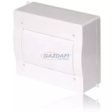 ELEKTRO-PLAST 0614-00 "Economic box" falon kívüli elosztószekrény, IP40, 8 modul, fehér ELEKTRO-PLAST 0614-00 "Economic box" falon kívüli elosztószekrény, IP40, 8 modul, fehér