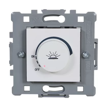   ELMARK "Splendor" süllyesztett fényerszabályzós kapcsoló, 600W, fehér