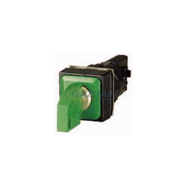 EATON 062148 Q18S1-GN Kulcsos kapcsoló, 2 állású, zöld