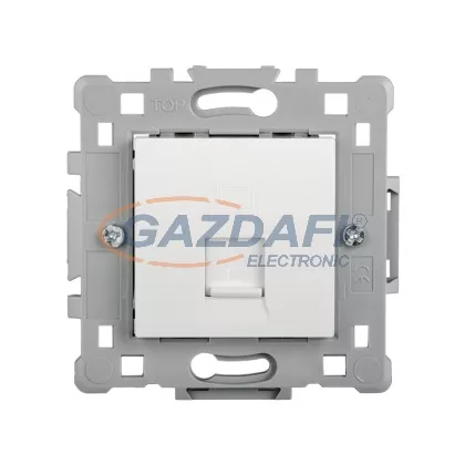   ELMARK "Splendor" süllyesztett informatikai csatlakozóaljzat RJ45, fehér