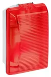 LEGRAND 062402 Plexo szögletes hajólámpa E27, 75W, IP55 piros bura LEGRAND 062402 Plexo szögletes hajólámpa E27, 75W, IP55 piros bura